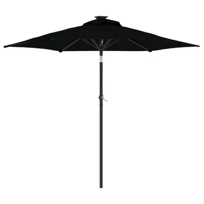 Immagine prodotto di Ombrellone Giardino con Palo in Acciaio Nero 225x225x212 cm