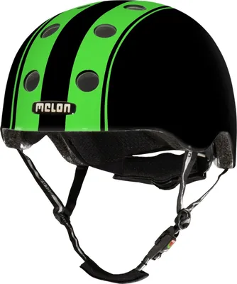 Produktbild von Melon Helmets Double Green Black, Integralhelm, Hartschalenbau