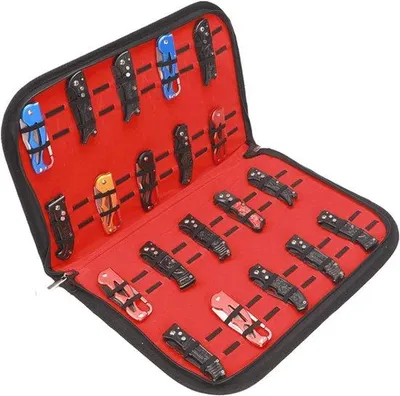 Immagine prodotto di Valigetta da esterno per kit di sopravvivenza - Borsa da viaggio per coltelli tascabili