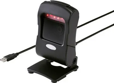 Productafbeelding van Renkforce 2D-barcodelezer, bedraad, 2D-beeldscanner, zwart, desktopscanner (stationair), USB-A (USB 1.1), USB-A (USB 2.0).