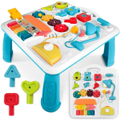 Obrázok produktu pre Ricokids vzdělávací stůl a interaktivní tabule s hudbou, zvuky a klavírem