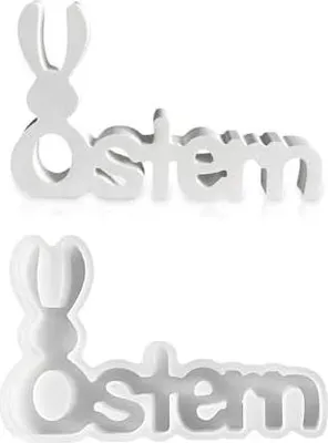 Produktbild von GIUSOBG Silikonformen Gießformen, Silikonform Hase, Hase Silikonform, Gießformen Frühling, Silikon Ostern 3D Silikon Gießform Ostern für Die Handwerksdekoration