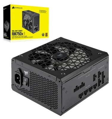 Produktbild von Corsair RM750x SHIFT Vollmodulares ATX-Netzteil - Modulare Seitenschnittstelle -
