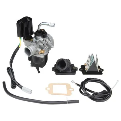 Produktbild von 12mm Vergaser Ansaugstutzen Membranblock für Piaggio Zip SSL 25 (bis 1999)