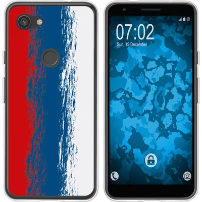 Produktbild von PhoneNatic Case kompatibel mit Google Pixel 3a Silikon-Hülle WM Russland M9