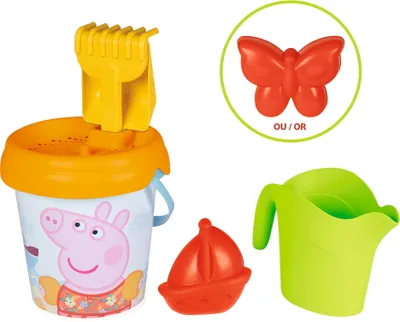 Produktbild von Smoby Outdoor Spielzeug Sand & Strand Eimergarnitur und Gießkanne Disney Peppa 7600862189