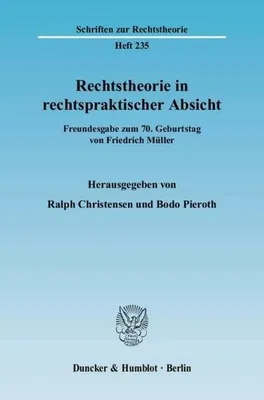 Immagine prodotto di Rechtstheorie in rechtspraktischer Absicht