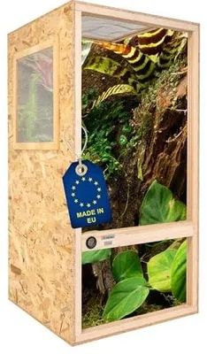 Zdjęcie produktu dla Terrarium kameleonowe drewniane osb 3 120X60X60 cm dla zwierząt gady