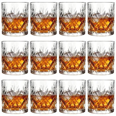 Zdjęcie produktu dla Elzusha - Zestaw 12 kieliszków do whisky, idealnych na każdą okazję