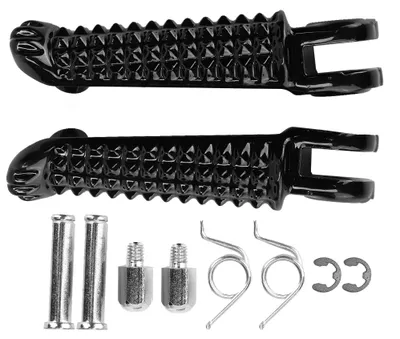 Immagine prodotto di Pedane anteriori di ricambio in alluminio per moto, compatibili con Yamaha YZF R1, R6 e R6S