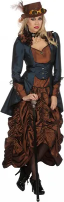 Produktbild von Premium Steampunk Kostümkleid für Damen Größe: 46