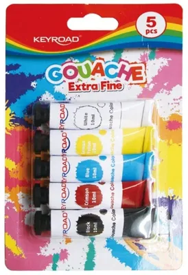 Productafbeelding van Keyroad Farby tempera, 5 kleuren