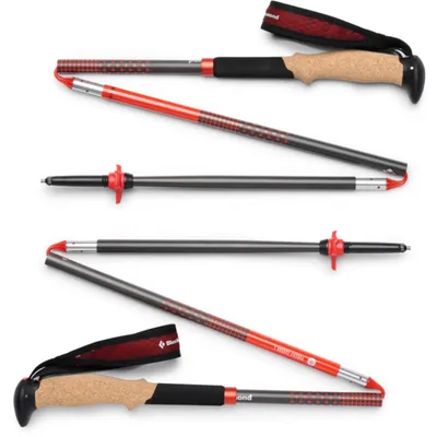 Produktbild von Treckingstöcke Pursuit Carbon Z (anthrazit/orange, 1 Paar, 130 cm)