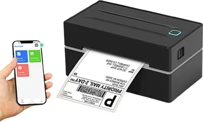 Produktbild von INF Thermodrucker Papierhalter - Optimieren Sie Ihren Etikettendruck
