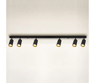 Produktbild von Brilagi - Strahler SELE 6xGU10/35W/230V schwarz/golden