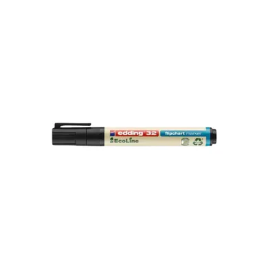 Immagine prodotto di edding 4-32001 10 edding 32 Ecoline Flipchart-Marker schwarz 1,0 - 5,0 mm