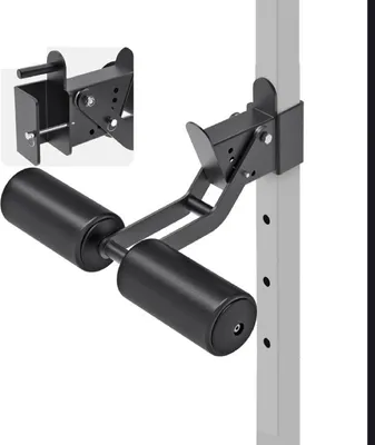 Produktbild von Fitnesstrainer, Power-Rack Bein & Bauchtrainer, 6 Stufen, Beintrainer, passend für 75×75mm Vierkantrohr
