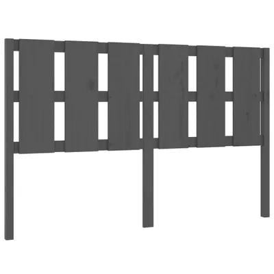 Produktbild von vidaXL Bett-Kopfteil Grau 155,5x4x100 cm Massivholz Kiefer