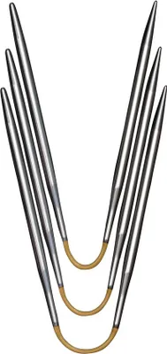Immagine prodotto di Set di ferri da maglia addi Nadelspiel CraSY Trio, disponibili in diverse varianti:
* Diametro: 4,50 mm
* Lunghezza: 21 cm