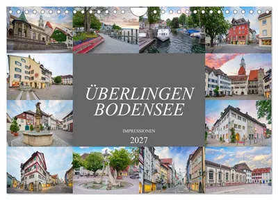 Produktbild von Überlingen Bodensee Impressionen (Wandkalender 2027 DIN A4 quer), CALVENDO Monatskalender