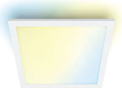Zdjęcie produktu dla WiZ Panel sufitowy 12 W kwadratowy, Bluetooth, Biały, LED, Metal, Niewymienialne źródło światła, 2700 K