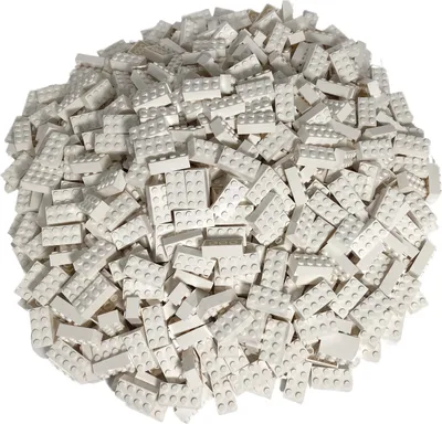 Produktbild von LEGO® 2x4 Steine Hochsteine Weiß - 3001 NEU! Menge 50x