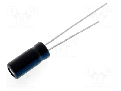 Produktbild von 1x Kondensator: elektrolytisch Ø18x40mm 200VDC 330uF THT 20% RD2D337M18040BB Ele