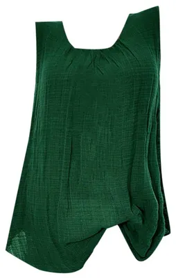 Immagine prodotto di Canotta da donna - Vestibilità ampia - Lino verde
