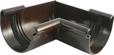 Produktbild von Marley Rinnenwinkel NW 100 mm, Innenecke, 90°, halbrund, braun