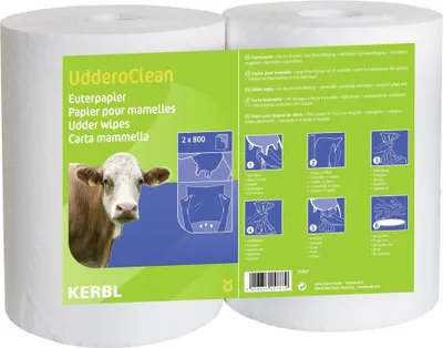 Produktbild von Euterpapier UdderoClean 6 x 1000 Bl., spez. f. Naßrein