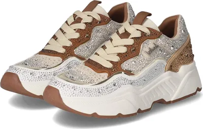 Produktbild von La Strada Damen Low Sneaker Beige Synthetik Textil Mix  Größe: 37