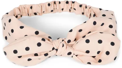 Produktbild von styleBREAKER Damen Haarband mit Punkte Muster, Schleife und Gummizug, Stirnband, Headband, Pinup, Rockabilly, Haarschmuck 04026036
