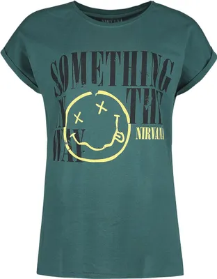 Produktbild von Nirvana T-Shirt Damen Something In The Way blau XL