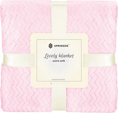 Zdjęcie produktu dla Przytulny koc 200 x 220 cm z zygzakowatym wzorem Przytulna narzuta na łóżko do pokoju dziecięcego