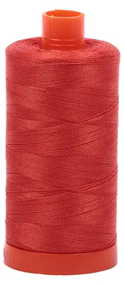 Baumwollgarn Solid 50wt 1422yds Rot-Orange