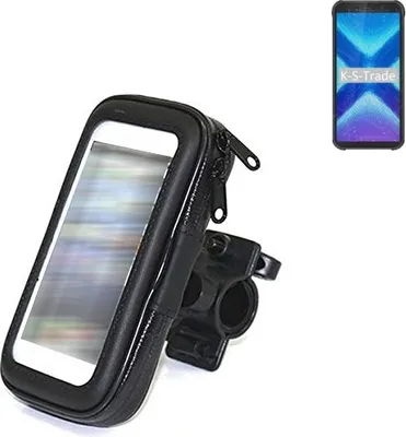 Produktbild von K-S-Trade Fahrrad-Halterung kompatibel mit Blackview BV5500 Plus Handy-Halterung Halter Lenkstange Fahrradhalterung Motorrad Bike Mount