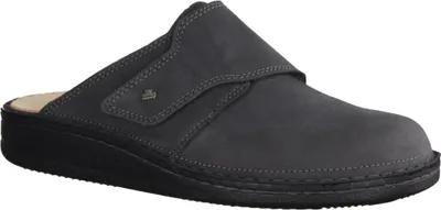 Zdjęcie produktu dla Finn Comfort Amalfi, klapki, pantofle, męskie, skóra, szare (szare) - marka Finn Comfort, szare, skóra (nubuk)