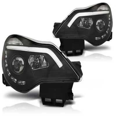 Produktbild von Scheinwerfer DRL LED Tagfahrlicht passend für Opel Corsa D Bj. 11-14 Schwarz LTI
