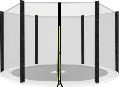 Produktbild von Aga Sicherheitsnetz für Trampolin 400 cm für 6 Stangen Schwarzes Netz / Schwarz