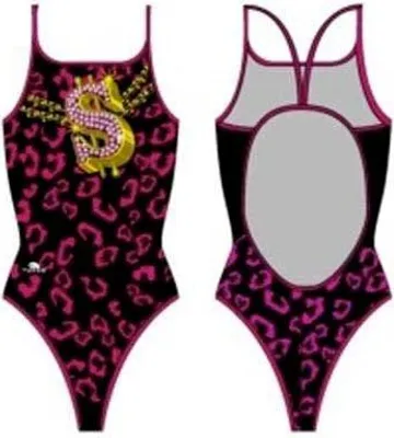 Image de Turbo Tiger Money Rapper Maillot de bain Noir XL Femme Noir XL