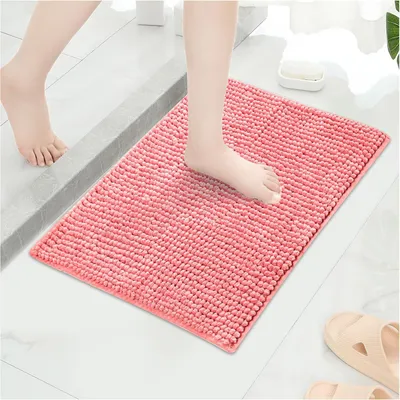 Obrázek produktu pro Koupelnová rohož pro domácí mazlíčky – 40×60 cm, protiskluzová/savá, do kuchyně/ložnice/vnitřních i venkovních prostor (růžová)