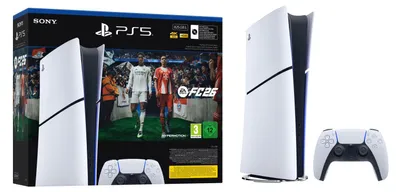 Produktbild von Sony PlayStation 5 Slim (PS5 Slim) Digital Edition 825 GB inkl. EA SPORTS FC 26