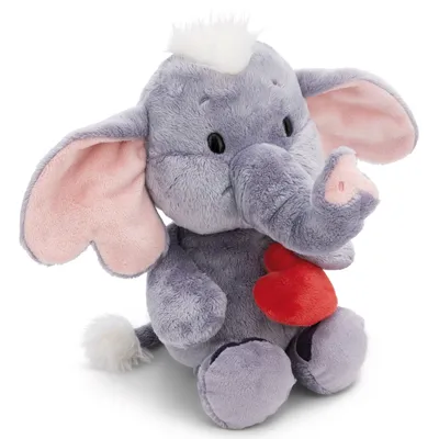 Produktbild von NICI Schlenker Love Elefant mit Magnet Herz 61488 - NICI Love Elefant 48cm
