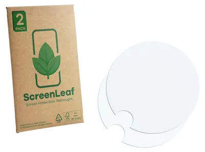 Produktbild von 2x ScreenLeaf Schutzfolie für Diesel DZ7247 nachhaltiger Displayschutz Display Schutz Folie Klar Transparent