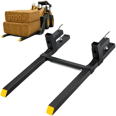 Zdjęcie produktu dla Widły do palet VEVOR Widły 495-915 mm Udźwig 907 kg Ładowacz czołowy