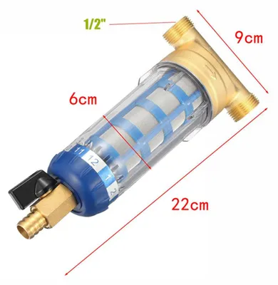Wasserfilter Spin Down, Sediment, 1/2 Zoll Außengewinde, 40 Mikron