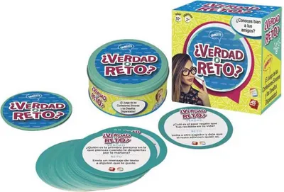Imagen del producto de Cefa Toys: Juego de mesa "Verdad o Reto", varios colores, para niños de 10 a 13 años, varios colores, para niños de 10 a 13 años