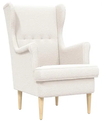 Produktbild von vidaXL Sessel Creme Bouclé