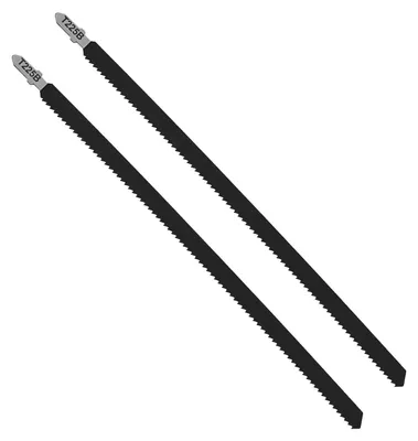 Obrázek produktu pro 2 kusy pilových listů pro dekorační pilu, délka 250 mm, vyrobené z vysoce kvalitní uhlíkové oceli