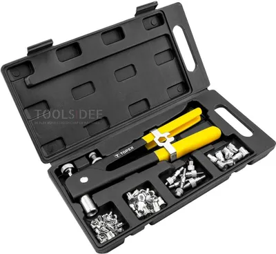 Image de TOPEX Machine à riveter pour écrous M3, M4, M5, M6, M8